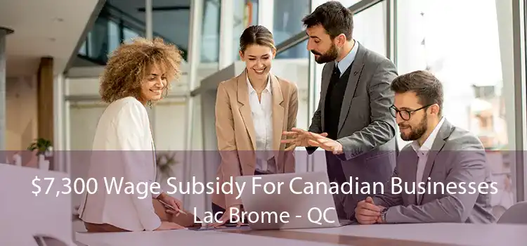 $7,300 Wage Subsidy For Canadian Businesses Lac Brome - QC